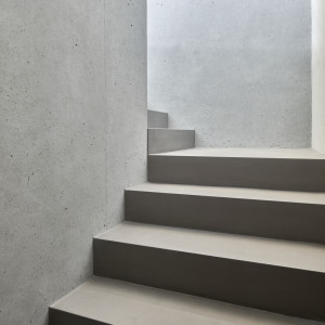 Treppe in Kombination mit Sichtbeton